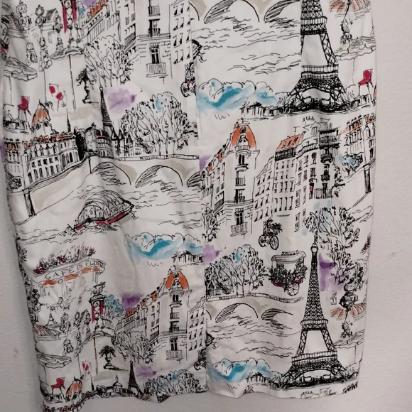 Leslie Fay Black and White Sheath Mini Dress - Picture 9 of 17